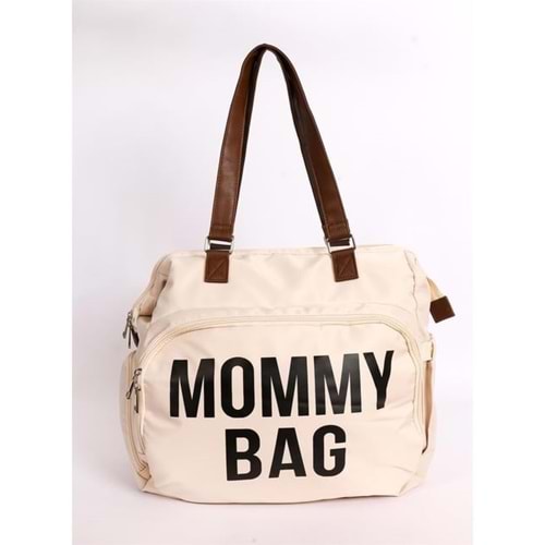 MOMMY BAG ANNE BEBEK BAKIM ÇANTASI KREM