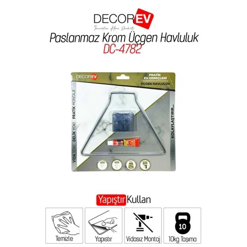 Paslanmaz Krom Kare Havluluk Dc-4782