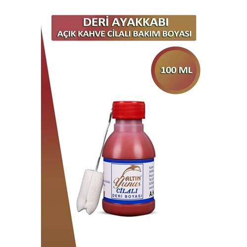 Dopar Bağcık Altın Yunus Açık Kahve Cilalı Ayakkabı Bakım Boyası
