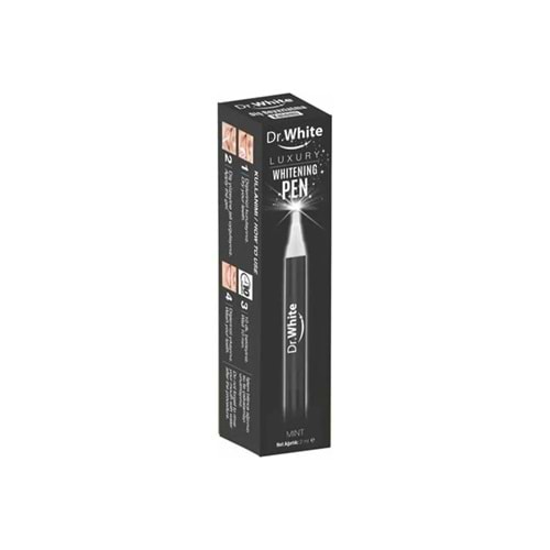 DR WHİTE Diş Beyazlatma Kalemi Black