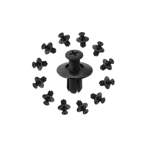 8mm Araba Plastik Perçin