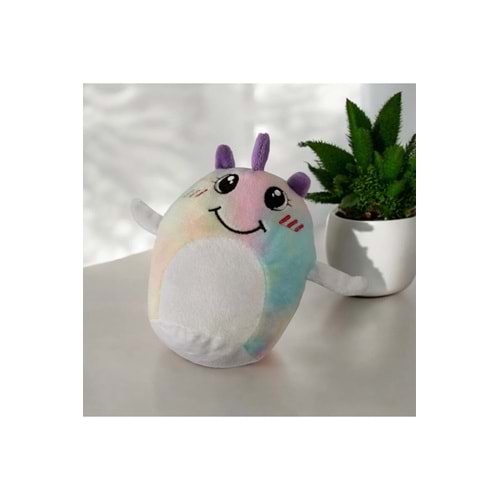 Sallamalı sevimli unicorn kafası