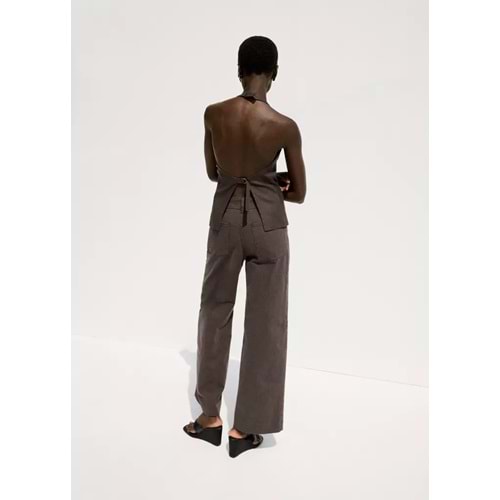 Mango Yüksek bel jean pantolon
