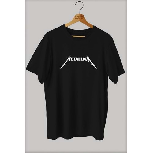 Adrift -wed Metallica Baskılı Oversize T-shirt ( Tişört )sokak Tarz