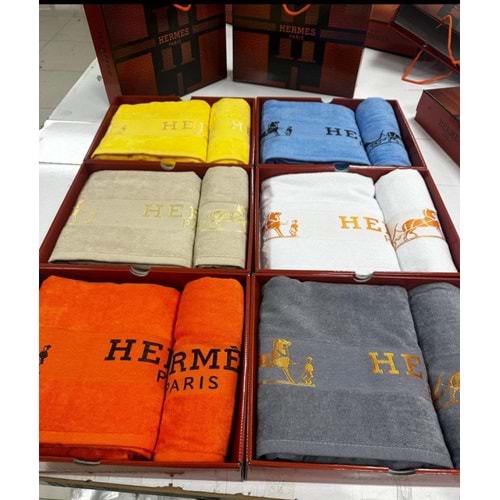 %100 Cotton 2'li Plaj Havlusu Takımı