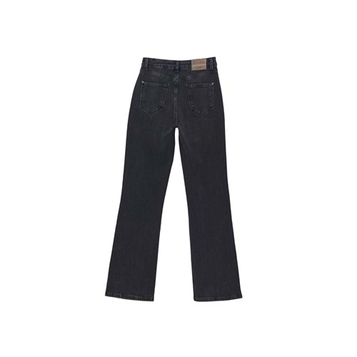 Siyah Ultra Yüksek Bel Bootcut Pantolon