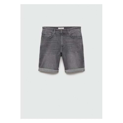 MANGO Gri Denim Erkek Çocuk Şort