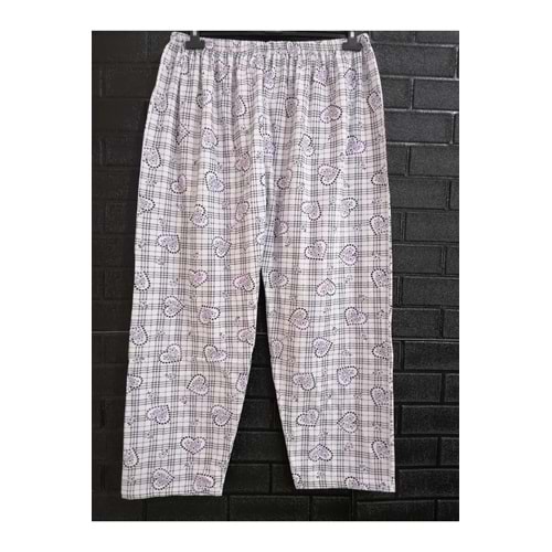 Kışlık, Içi Şardonlu, Düz Paça, Tek Alt Pijama