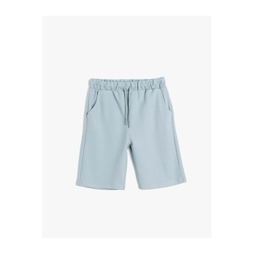 Pull Bear Basic Beli Bağcıklı Cepli Şort