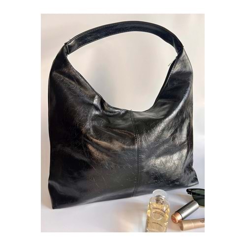Dressy Luna Hobo Model Siyah Omuz Ve Kol Çantası
