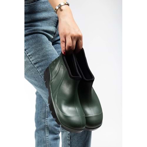 %100 Su Geçirmez Pvc 11 Cm Kısa Çizme Köy Çiftçi Çoban İşçi Bahçe Ayakkabısı Iş Ayakkabısı