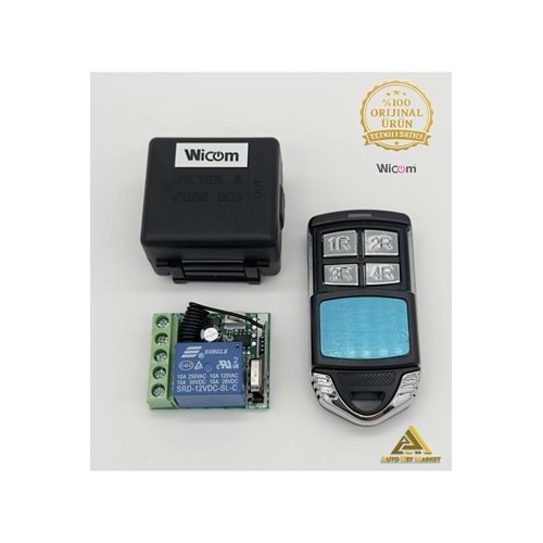 Rf Uzaktan Kumandalı Röle Kart Tetikleyici 433MHz Garaj Kepenk Bariyer