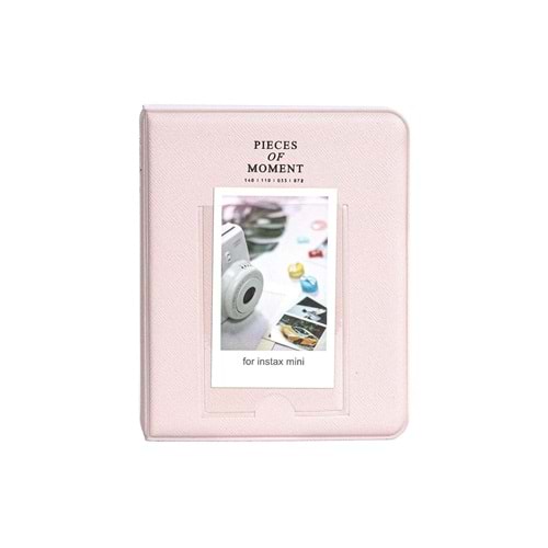 Instax Mini Film Uyumlu 64'lü Pembe PVC Albüm