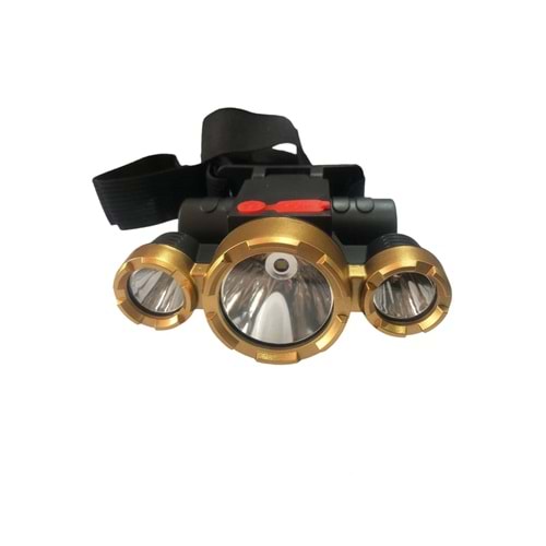 rechargeable KAFA FENERİ 3 LEDLİ