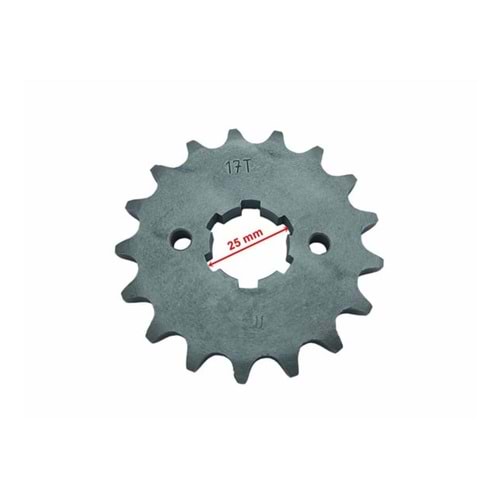 Atv Ön Dişli 428-17T İç 25 Mm 2 Delikli