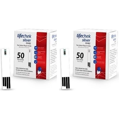 Lifechek Silver KAN ŞEKERİ Ölçüm Stribi 50LI 2 Adet