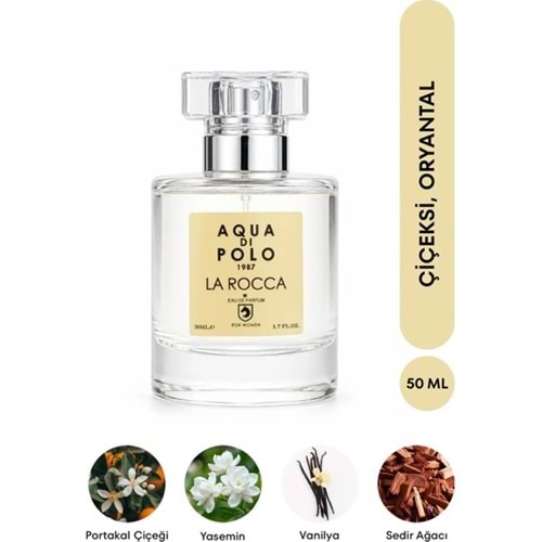 Aqua Di Polo 1987 EDP La Rocca 50 ml Kadın Parfüm PLWMNPR