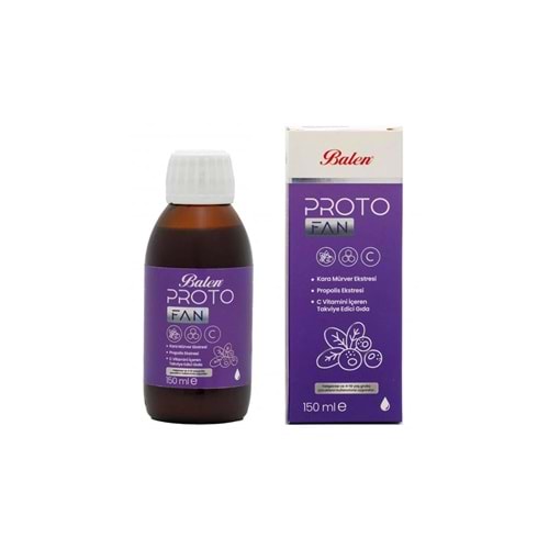 Balen Protofan Karamürver, Propolis Ve C Vitamini Şurup 150 Ml