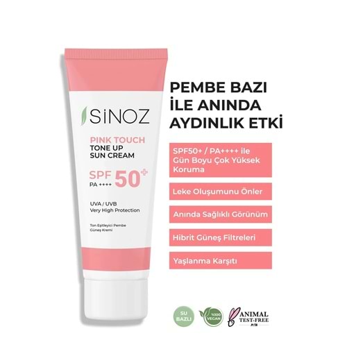 sinoz Pembe Yüz Güneş Kremi 50 ml