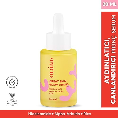 Olalab Leke Karşıtı Aydınlatıcı Alpha Arbutin Cilt Serumu 30 ml