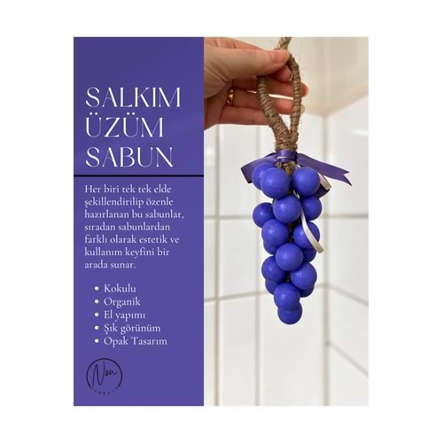 El Yapımı Salkım Üzüm Sabunu