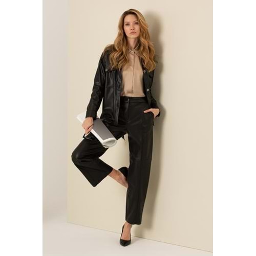 PİERRE CARDEN Suni Deri Pantolon