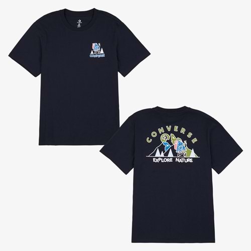 Converse Classic Erkek Siyah T-Shirt