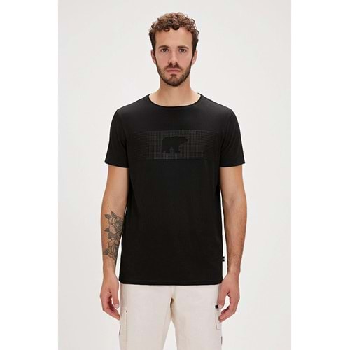 Bad Bear Fancy Mat Siyah Baskılı Erkek Tişört