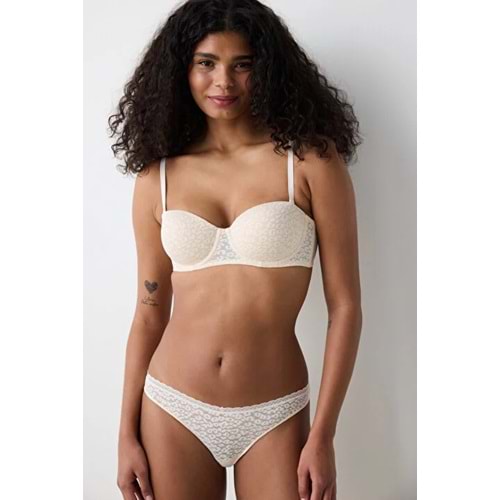 Bloom Lace Dantel Krem Sütyen