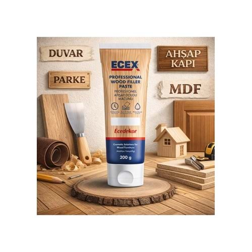 ECEX Mobilya Ahşap Duvar Tamir Macunu