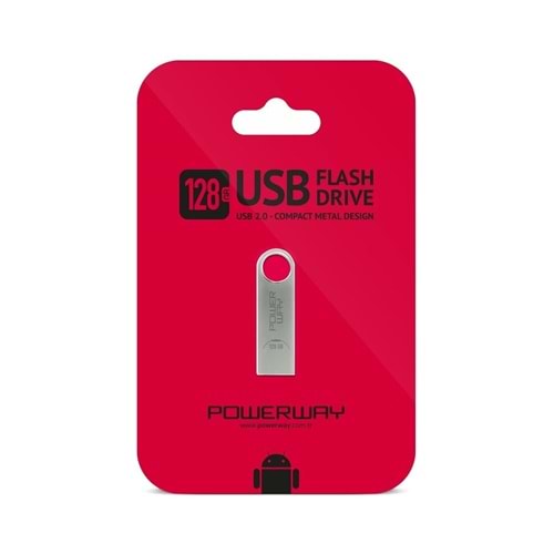 128 Gb Metal Flash Bellek Metal Tasarım Usb Bellek