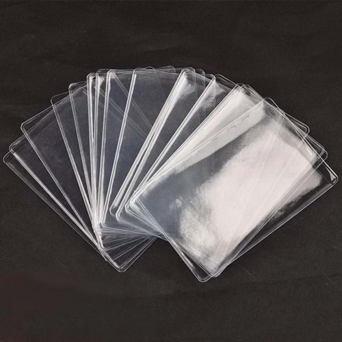 şeffaf kart tutucu PVC