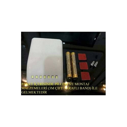 Dolap Içi Sensörlü Led Dolap Işığı,