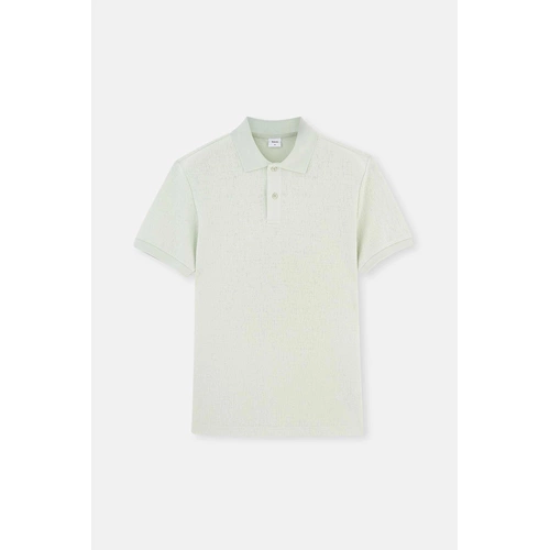 DAGİ Açık Mint Jakar Polo Yaka Tişört