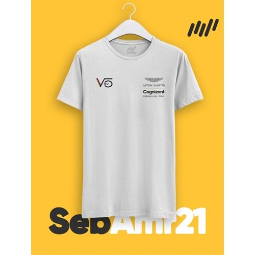 Sebastian Vettel Amr Cognizant Fnbx Team T-shirt