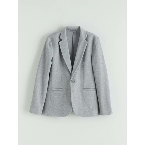 LCW Kids Gri Erkek Çocuk Blazer Ceket