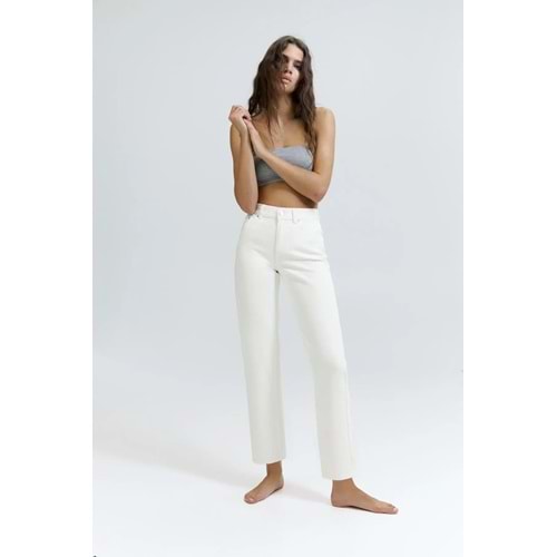 Pull & Bear Mom fit yüksek bel jean