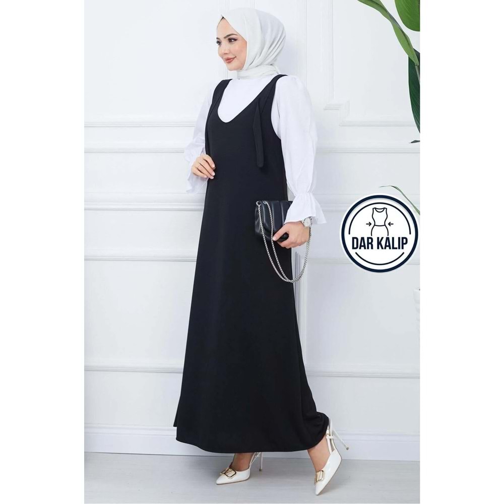 hafsamina Örme, kolsuz, polyester malzeme, uzun boy