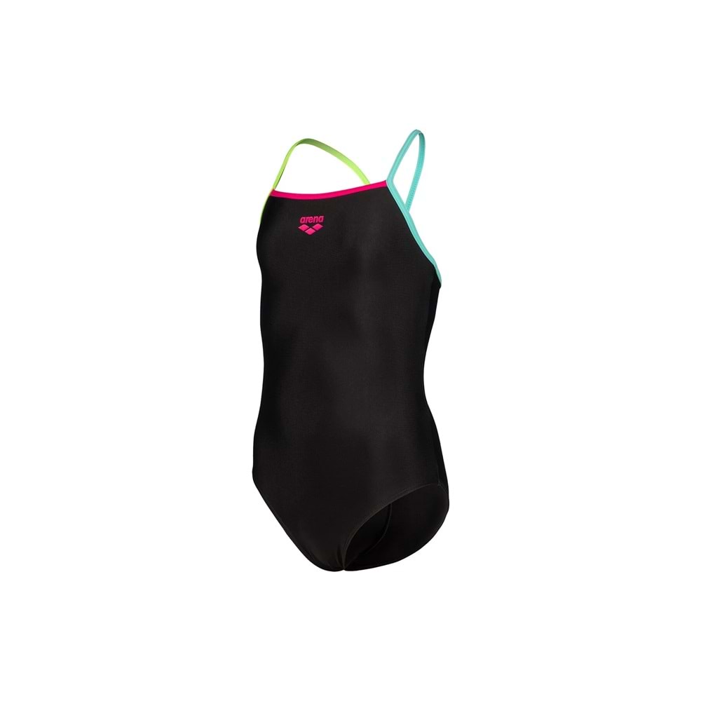 ARENA Swimsuit Light Drop Solid Çocuk Siyah Yüzücü Mayosu 005919569