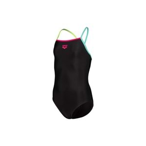 ARENA Swimsuit Light Drop Solid Çocuk Siyah Yüzücü Mayosu 005919569