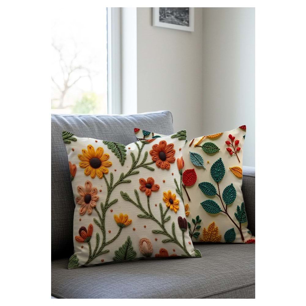 Artvibe Punch nakış desen, dijital baskılı, 2'li