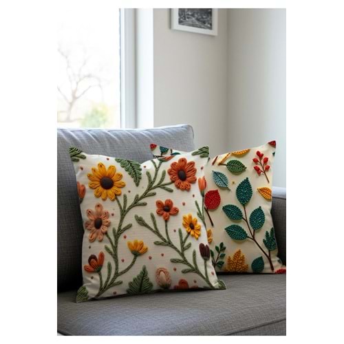 Artvibe Punch nakış desen, dijital baskılı, 2'li