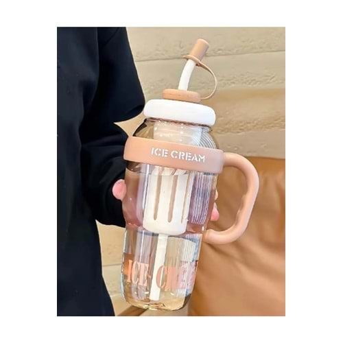 Ice Bottle - Pipetli Matara Lüks Matara Suluk Detoks Suluğu