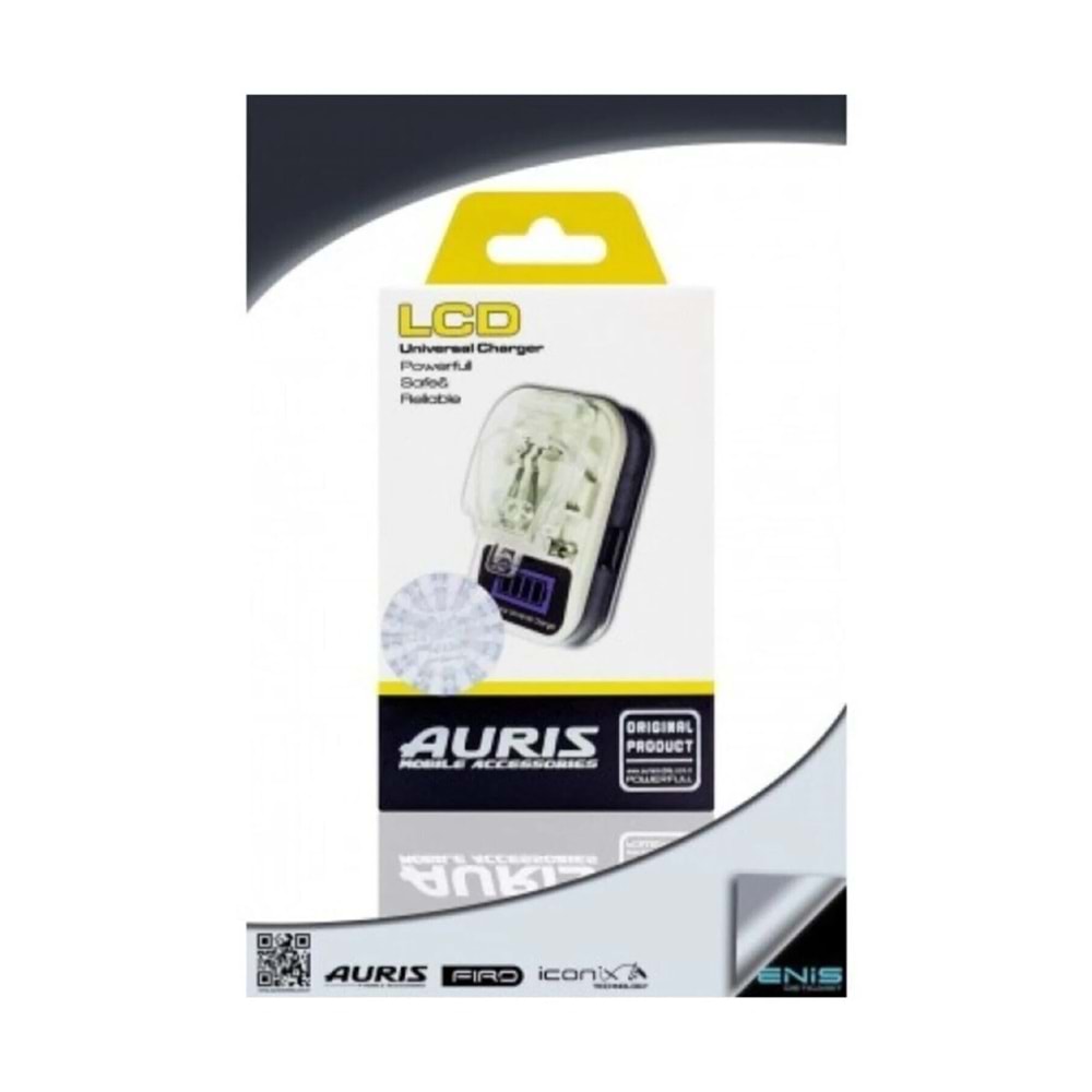 Auris Plus Göstergeli akıllı lcd şarj