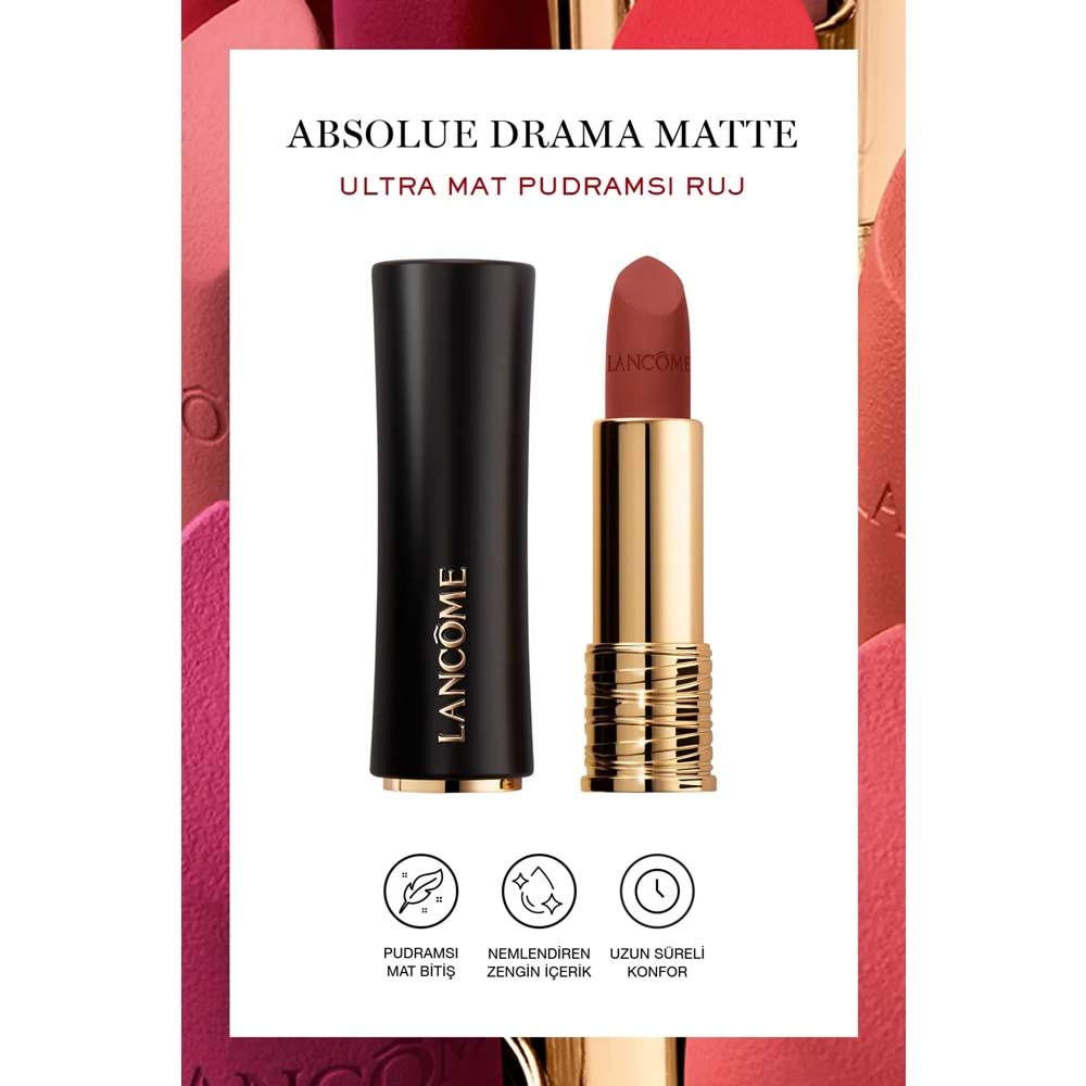 Lancome Mat, stick formda, kahverengi, orijinal boy