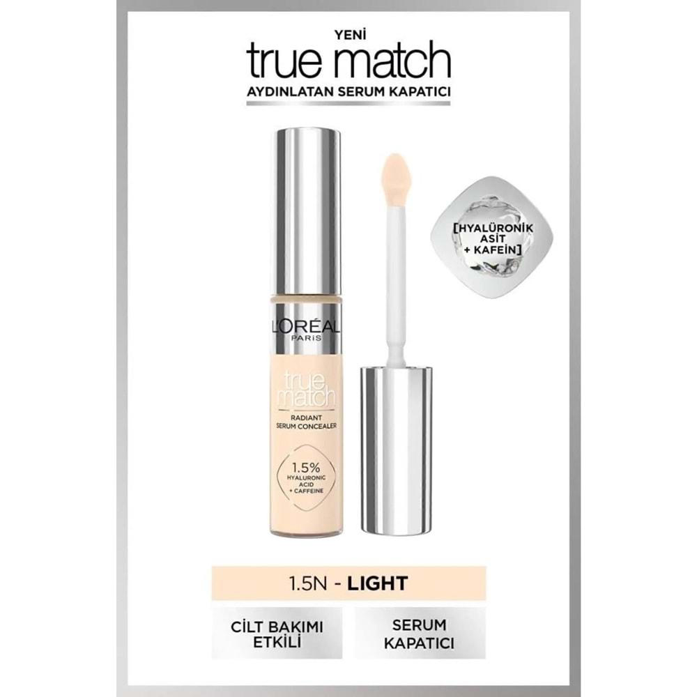 L'Oreal Paris True Match Aydınlatan Serum Kapatıcı - 1.5n 11 ml
