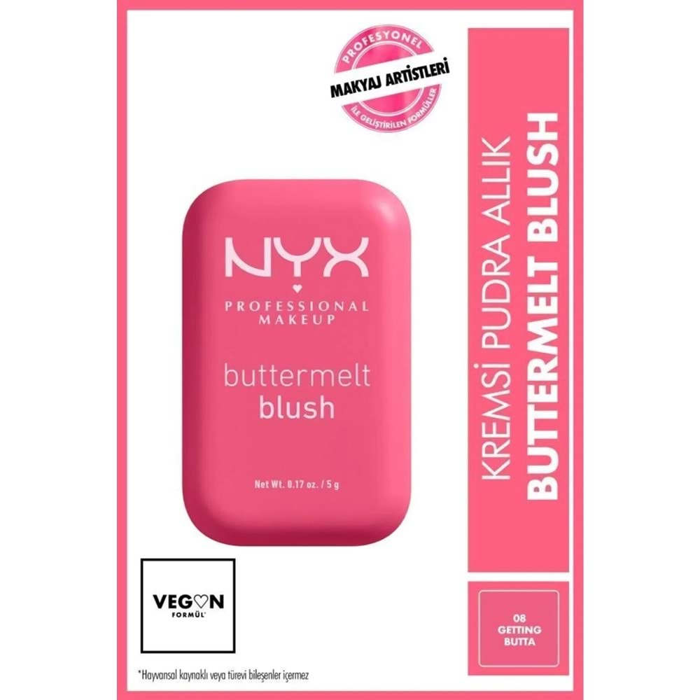 NYX Professional Makeup Kremsi pembe pudra allık