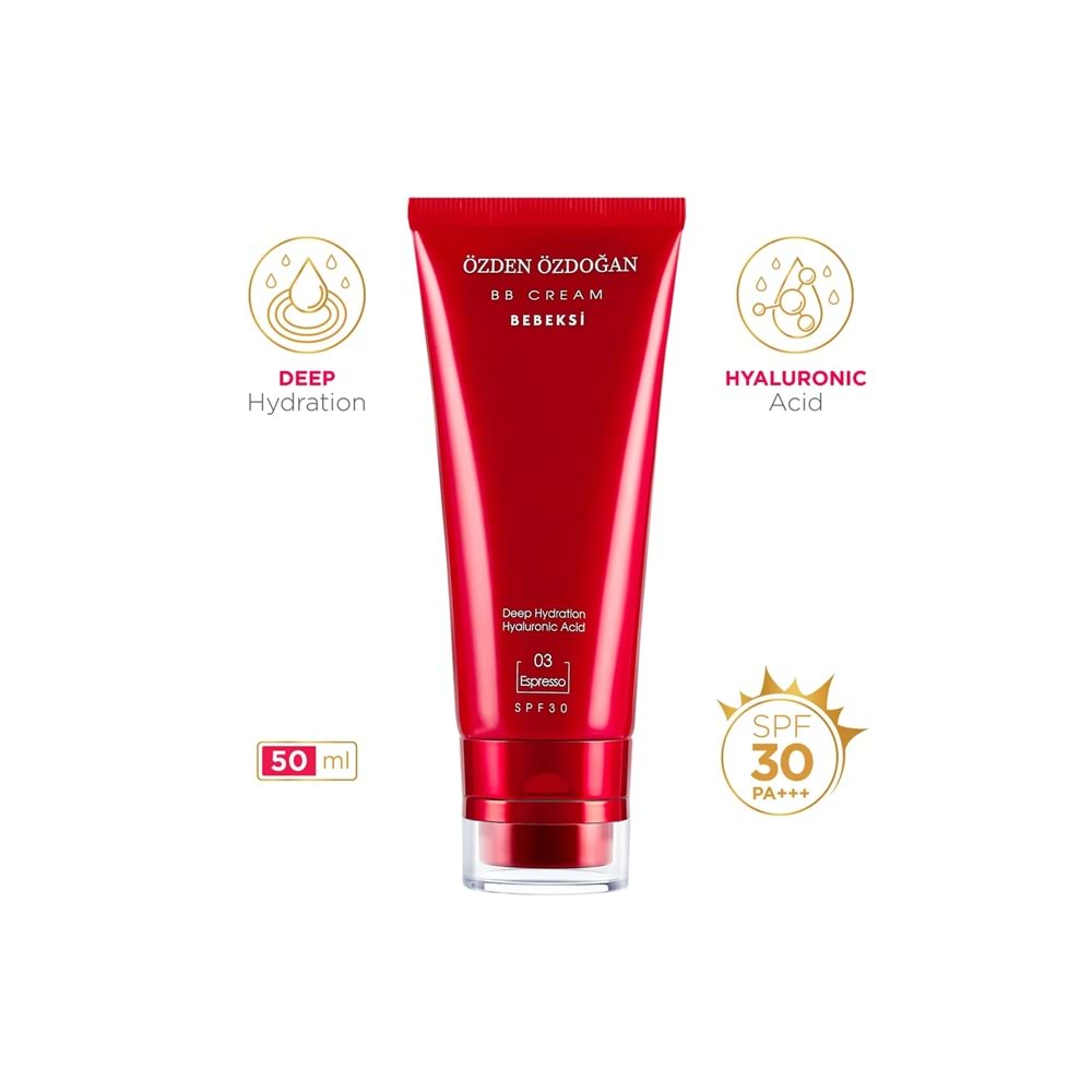 ÖZDEN ÖZDOĞAN Bb Krem Bebeksi Espresso 03 Spf 30 (50ML)