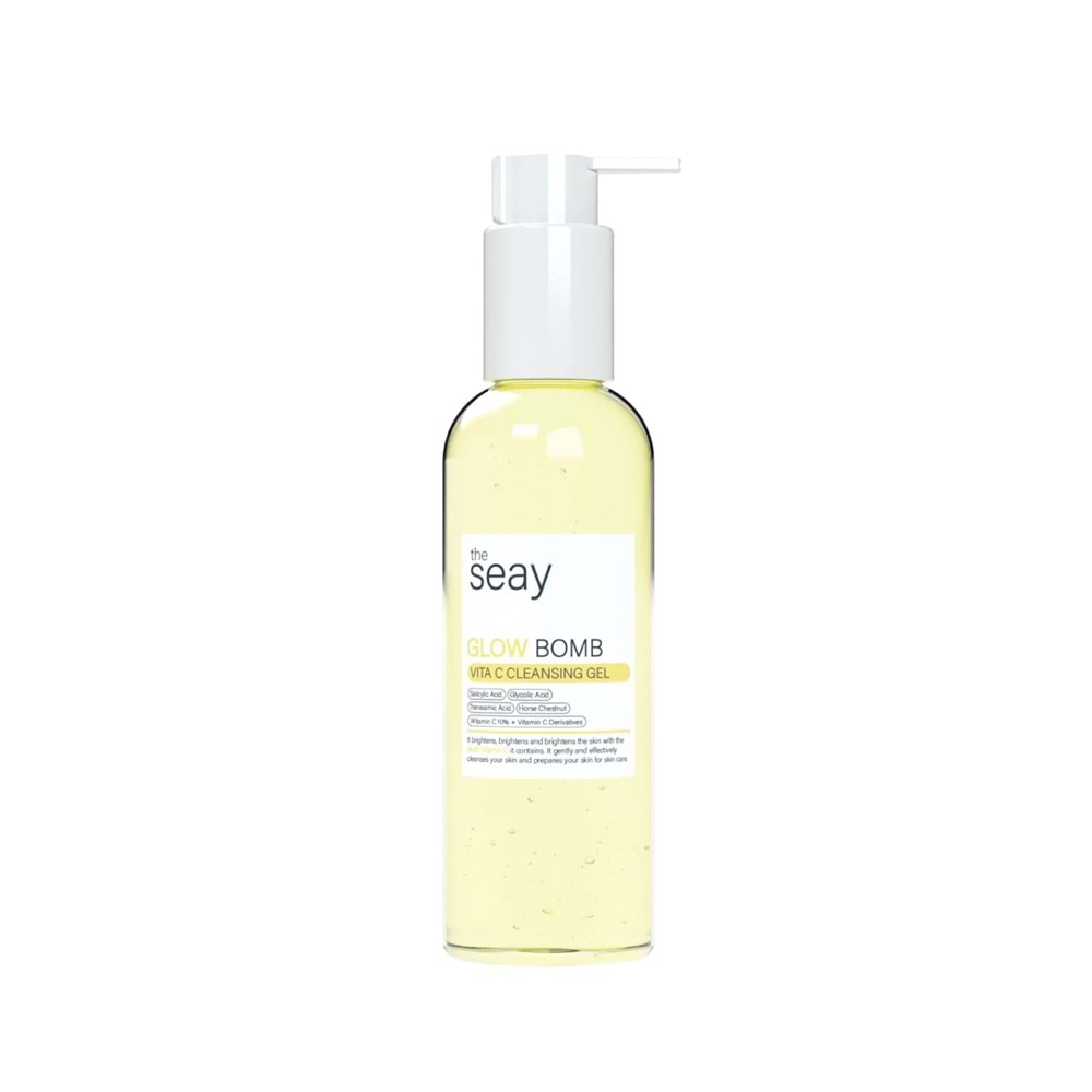 the seay Glow Bomb Multi C Vitamini Temizleme Jeli | Aydınlatıcı, Parlatıcı, Arındırıcı Ve Temizleyici
