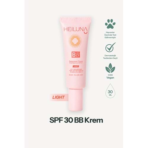 Heiluna SPF 30, niacinamide, aloe vera
